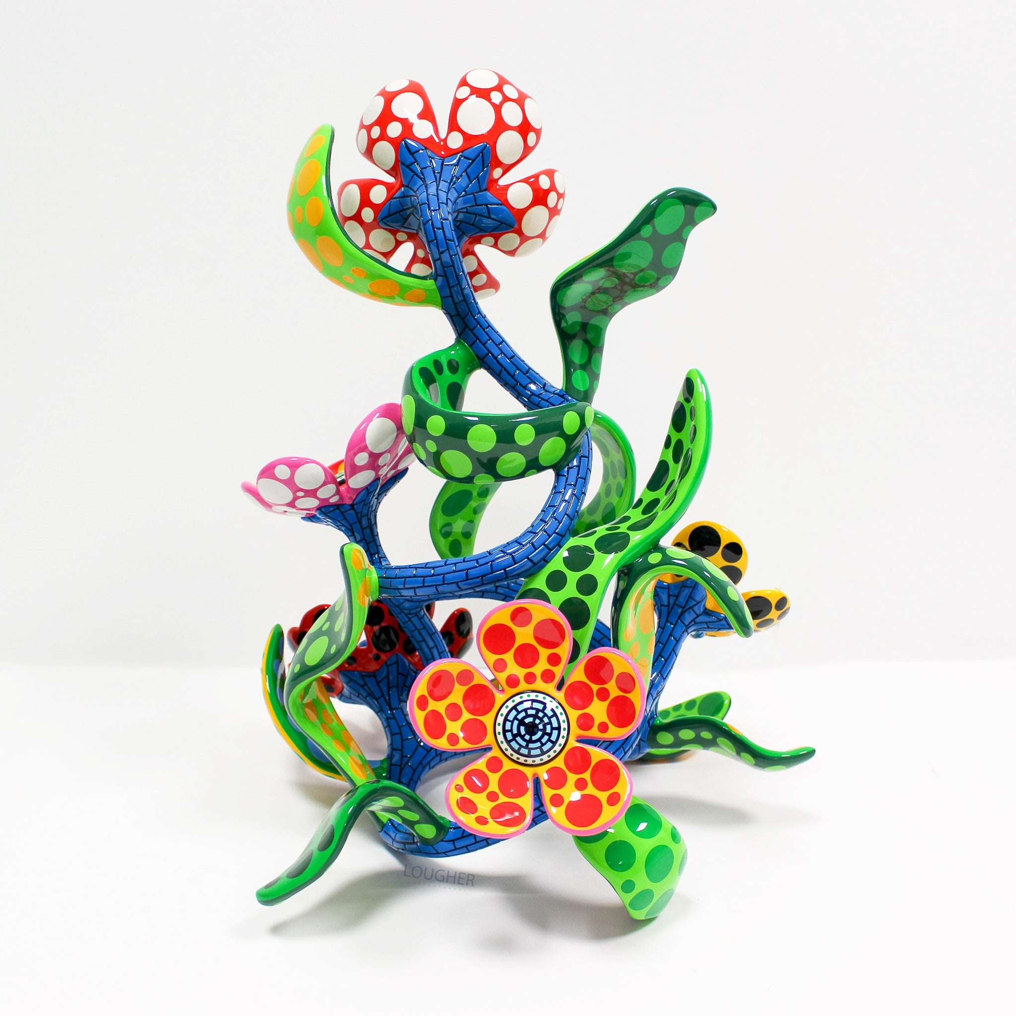 Yayoi Kusama, My Heart That Blooms in the Darkness of Night, 2020 For Sale - Lougher Contemporary