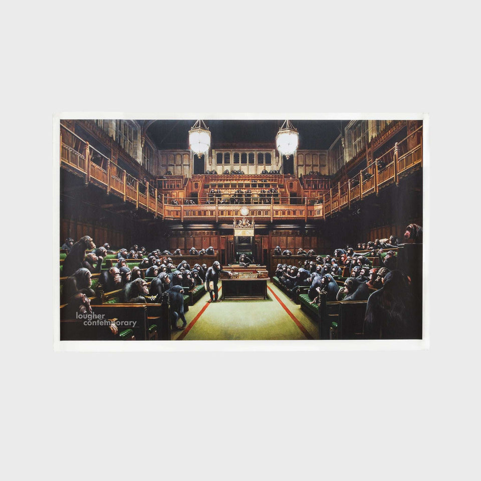 Banksy, Monkey Parliament, 2009 For Sale - Lougher Contemporary