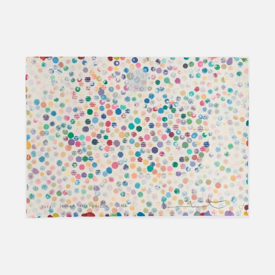 Damien Hirst, 5398. Stoked the passion (from the Currency), 2016 For Sale - Lougher Contemporary