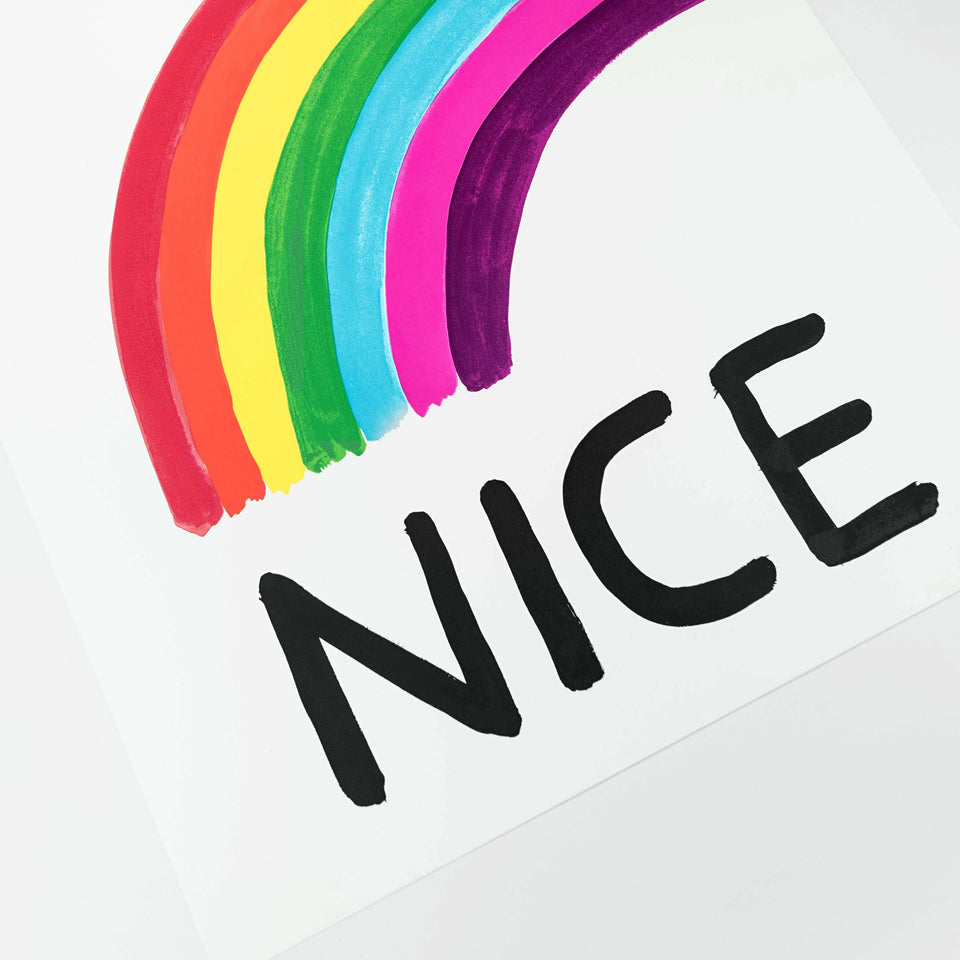David Shrigley, Be Nice, 2017 For Sale - Lougher Contemporary