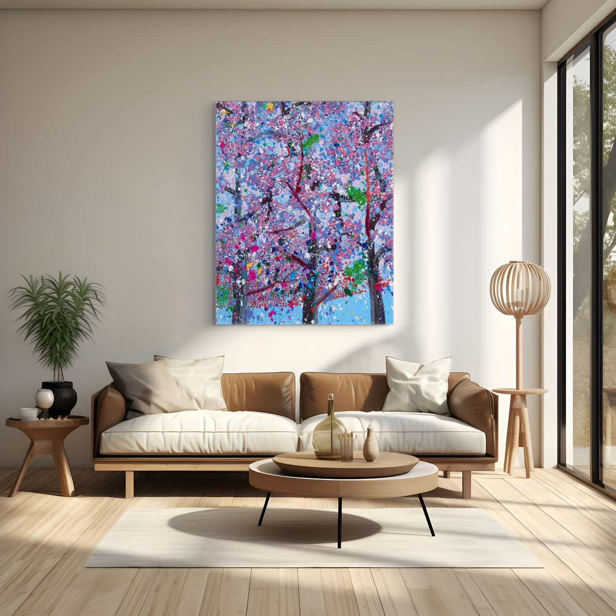 Damien Hirst, H20-8 Inspiration (from the Emotions), 2026, giclée print on aluminium composite panel displayed in a contemporary interior.