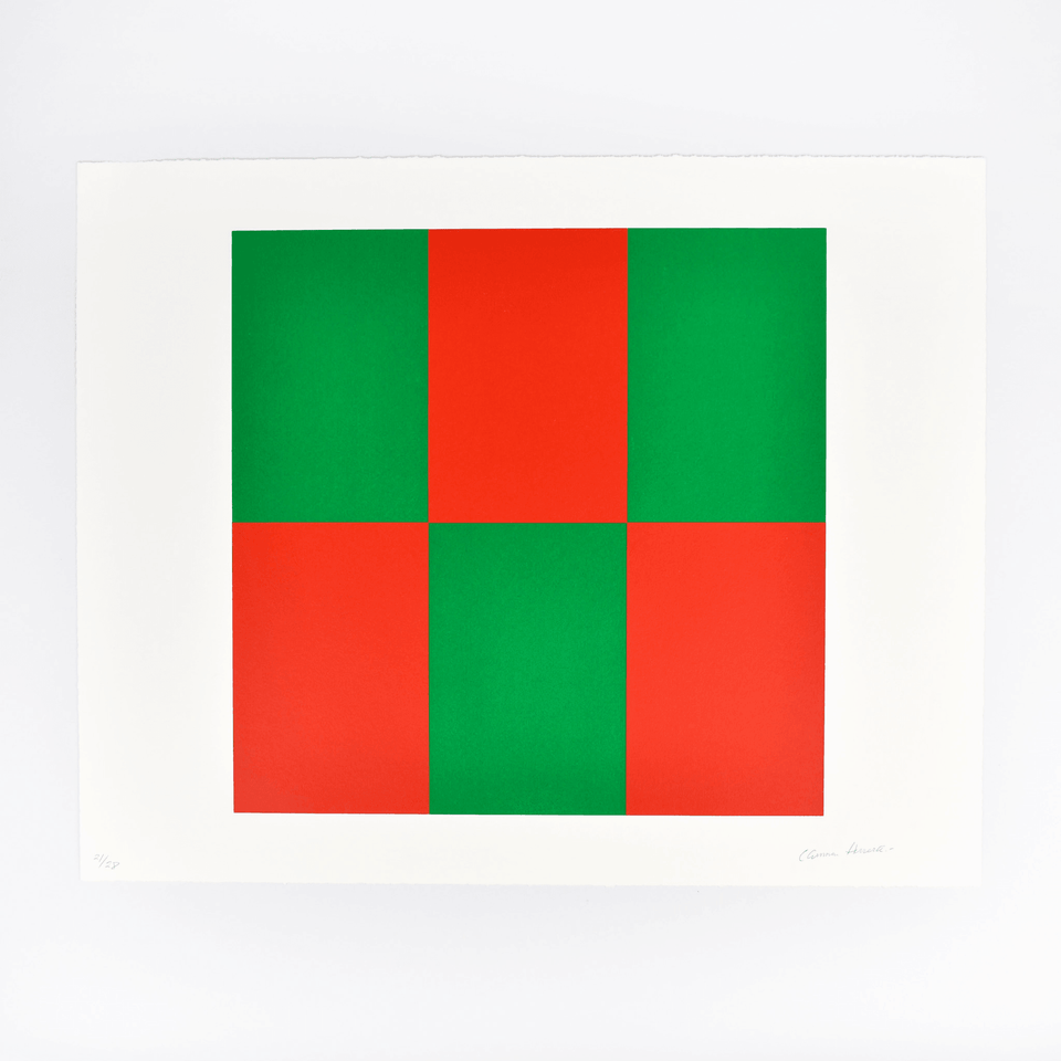 Carmen Herrera, Verde y Rojo for Studio, 2019 For Sale - Lougher Contemporary