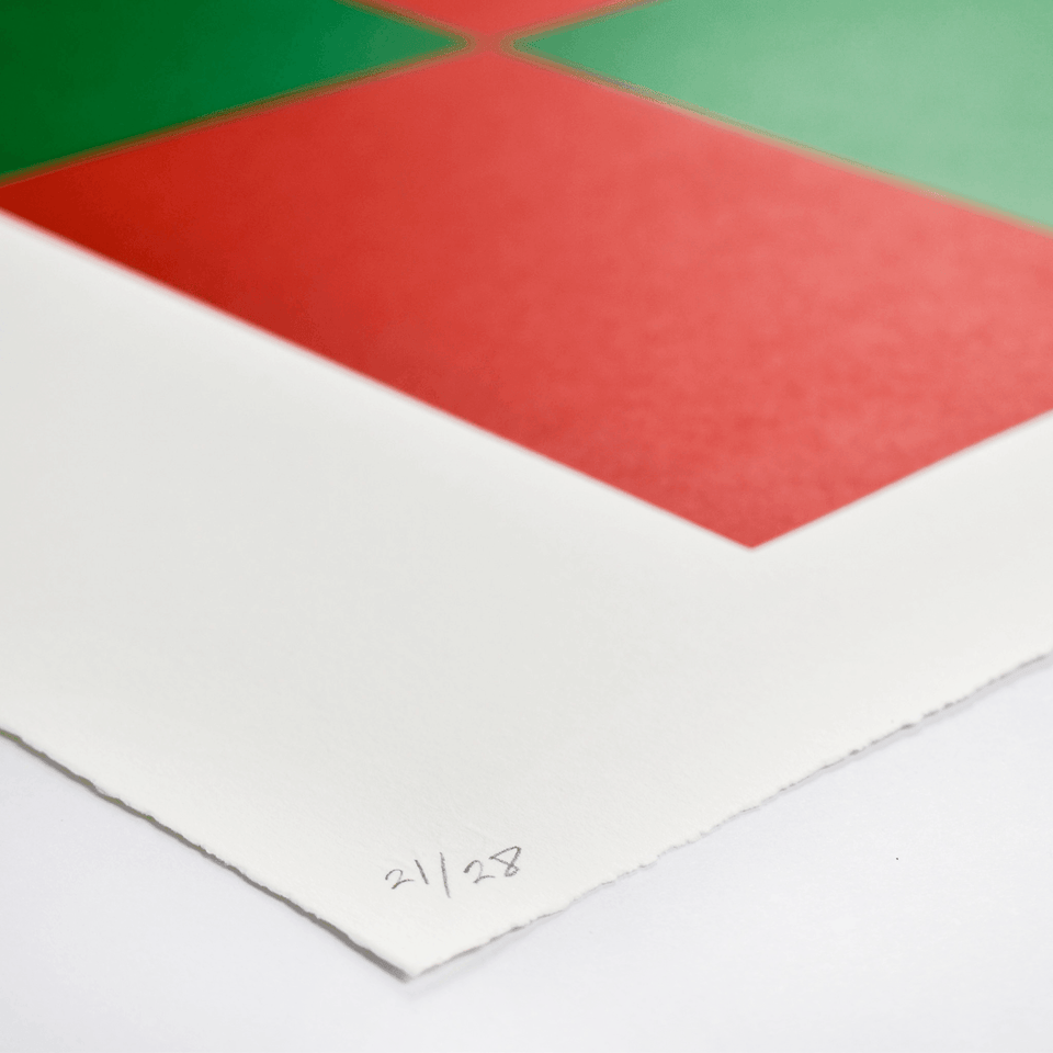 Carmen Herrera, Verde y Rojo for Studio, 2019 For Sale - Lougher Contemporary