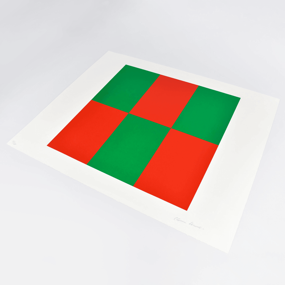 Carmen Herrera, Verde y Rojo for Studio, 2019 For Sale - Lougher Contemporary