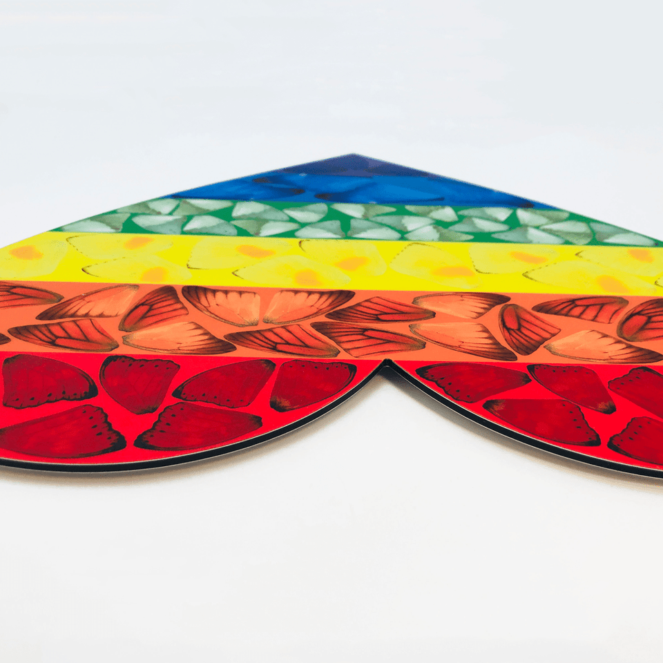Damien Hirst, H7-4 Butterfly Heart (Small), 2020 For Sale - Lougher Contemporary