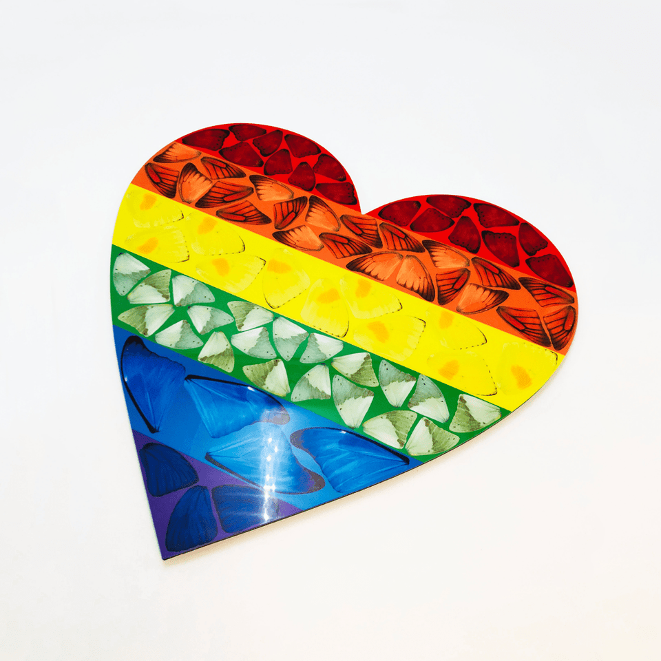 Damien Hirst, H7-4 Butterfly Heart (Small), 2020 For Sale - Lougher Contemporary