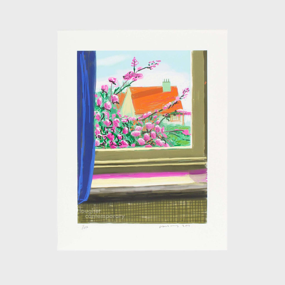 David Hockney, My Window. Art Edition (No. 751–1,000), iPad drawing ‘No. 778’, 17th April 2011, 2019 For Sale - Lougher Contemporary