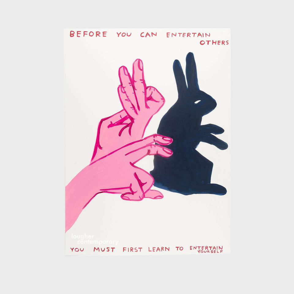 David Shrigley, Before You Can Entertain, 2021 For Sale - Lougher Contemporary