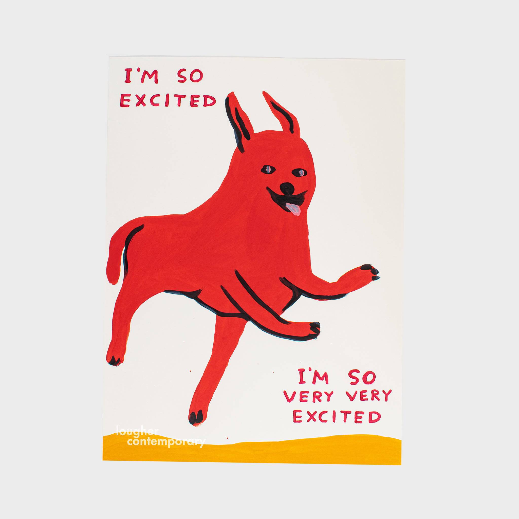 David Shrigley, I'm So Excited, 2022 For Sale - Lougher Contemporary