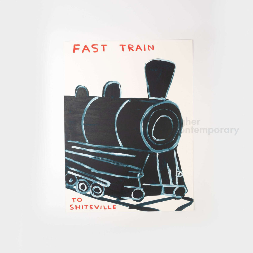 David Shrigley, Untitled (Fast Train To Shitsville), 2021 For Sale - Lougher Contemporary