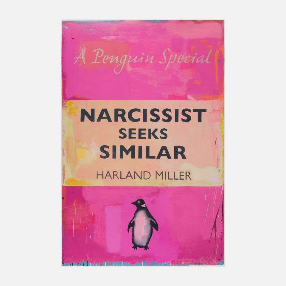Harland Miller, Narcissist Seeks Similar (Large), 2021 For Sale - Lougher Contemporary