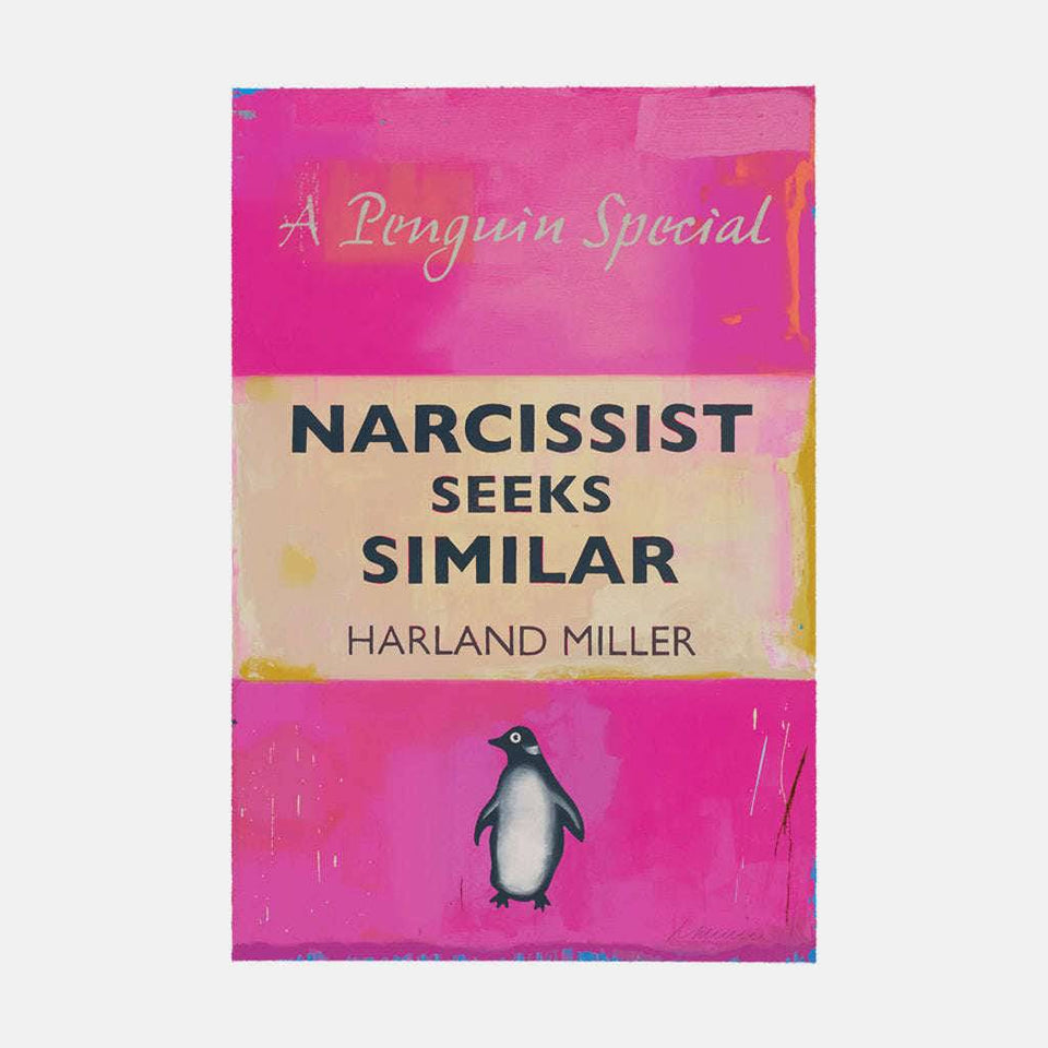 Harland Miller, Narcissist Seeks Similar (Small), 2021 For Sale - Lougher Contemporary