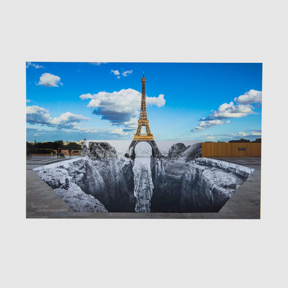 JR, Trompe l'oeil, Les Falaises du Trocadéro (Set of 4), 2021 For Sale - Lougher Contemporary