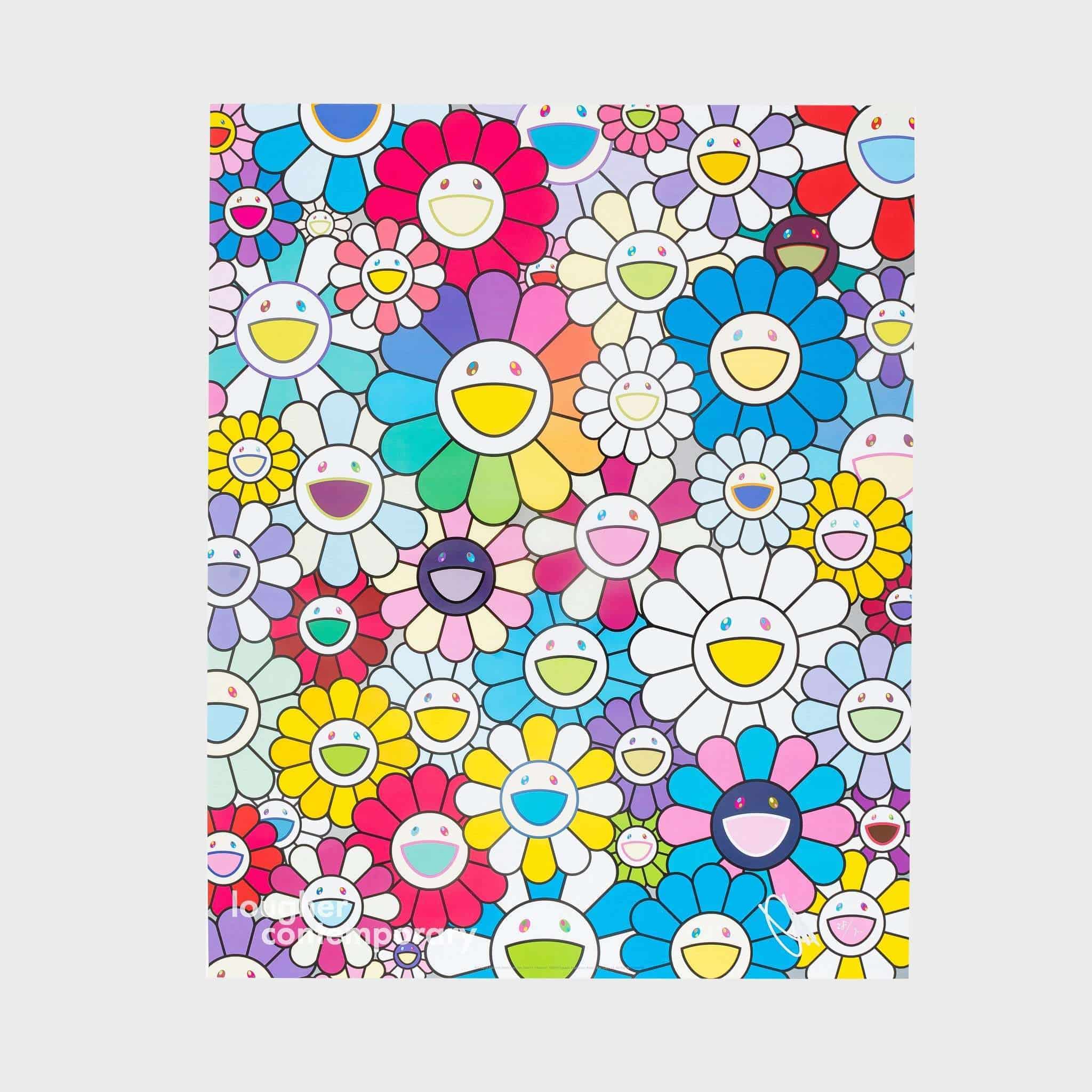 Takashi Murakami, A Field of Flowers Seen from the Stairs to Heaven, 2019 For Sale - Lougher Contemporary