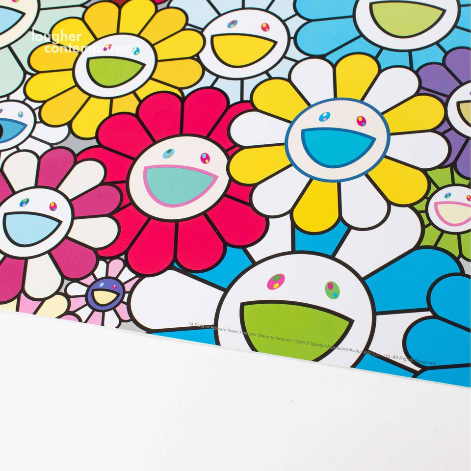 Takashi Murakami, A Field of Flowers Seen from the Stairs to Heaven, 2019 For Sale - Lougher Contemporary