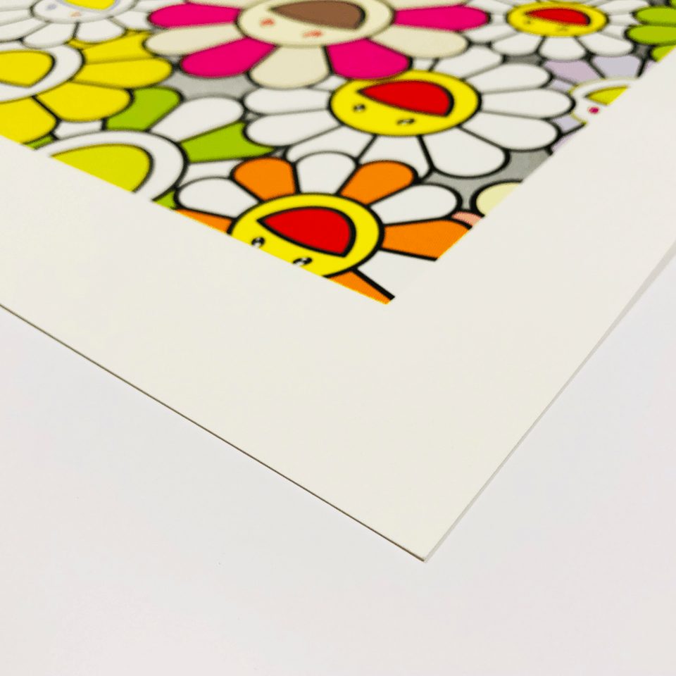 Takashi Murakami, A Little Flower Painting: Pink, Purple and Many Other Colors, 2018 For Sale - Lougher Contemporary