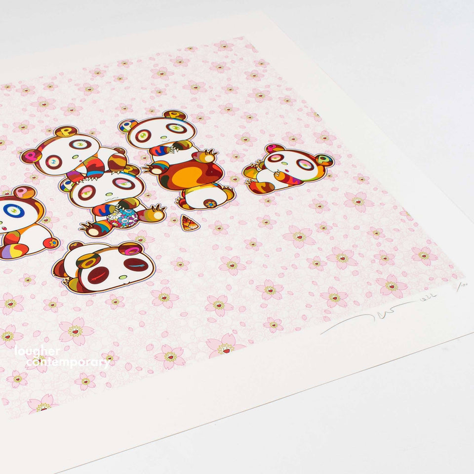 Takashi Murakami, Baby Pandas Cuddling! Yay!, 2022 For Sale - Lougher Contemporary