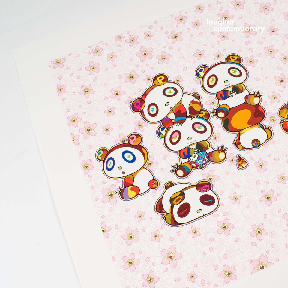 Takashi Murakami, Baby Pandas Cuddling! Yay!, 2022 For Sale - Lougher Contemporary