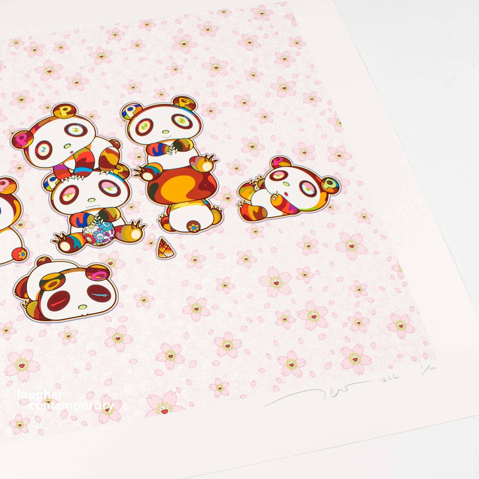 Takashi Murakami, Baby Pandas Cuddling! Yay!, 2022 For Sale - Lougher Contemporary