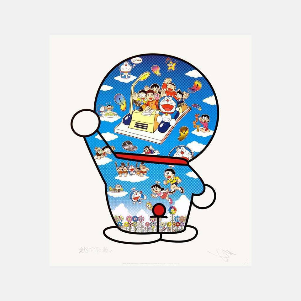 Takashi Murakami, Doraemon, Let's Go Beyond These Dimensions on a Time Machine with Master Fujiko F., 2020 For Sale - Lougher Contemporary