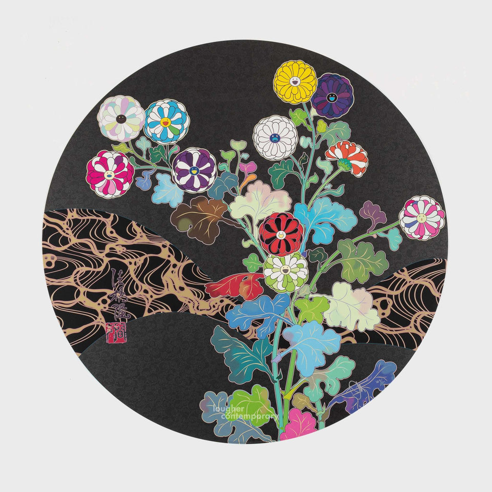 Takashi Murakami, Kansei: Wildflowers Glowing in the Night, 2014 For Sale - Lougher Contemporary