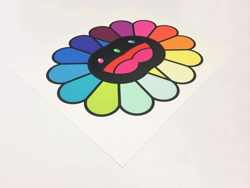 Takashi Murakami, Multicolor Double Face: Black, 2020 For Sale - Lougher Contemporary