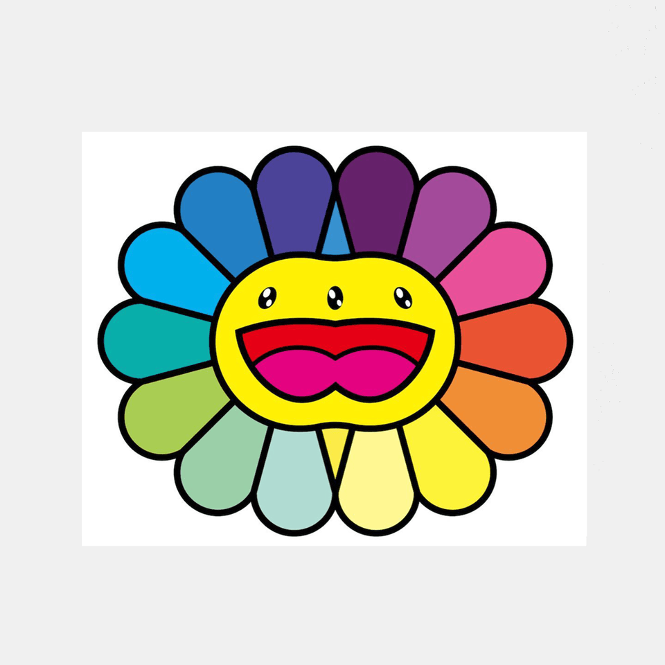 Takashi Murakami, Multicolor Double Face: Yellow, 2020 For Sale - Lougher Contemporary