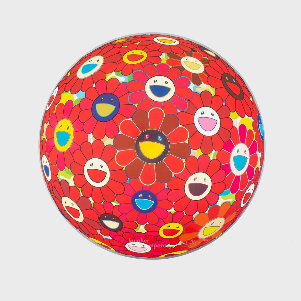 Takashi Murakami, Red Flower Ball, 2013 For Sale - Lougher Contemporary