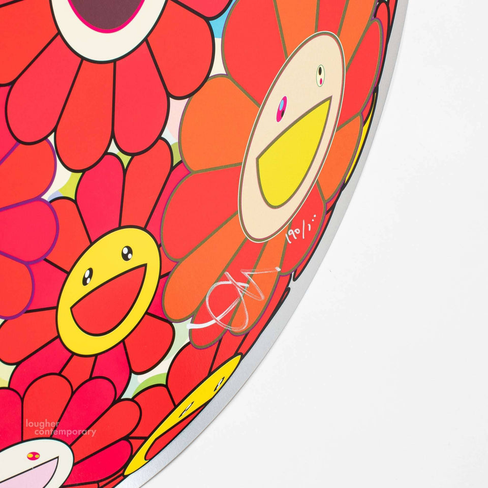 Takashi Murakami, Red Flower Ball, 2013 For Sale - Lougher Contemporary