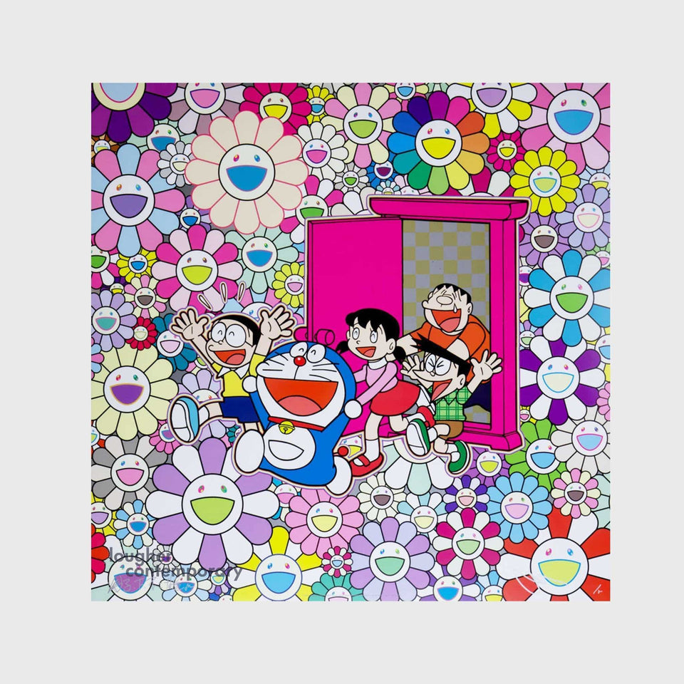 Takashi Murakami, Saved by Dokodemo Door (Anywhere Door), 2020 For Sale - Lougher Contemporary