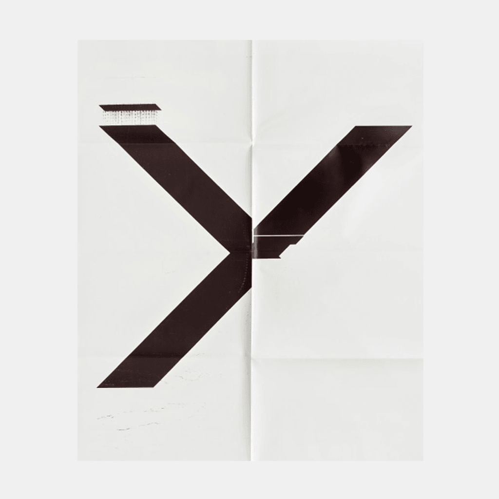 Wade Guyton, X Poster (Untitled, 2007, Epson UltraChrome inkjet on linen, 84 x 69 inches, WG1211), 2019 For Sale - Lougher Contemporary