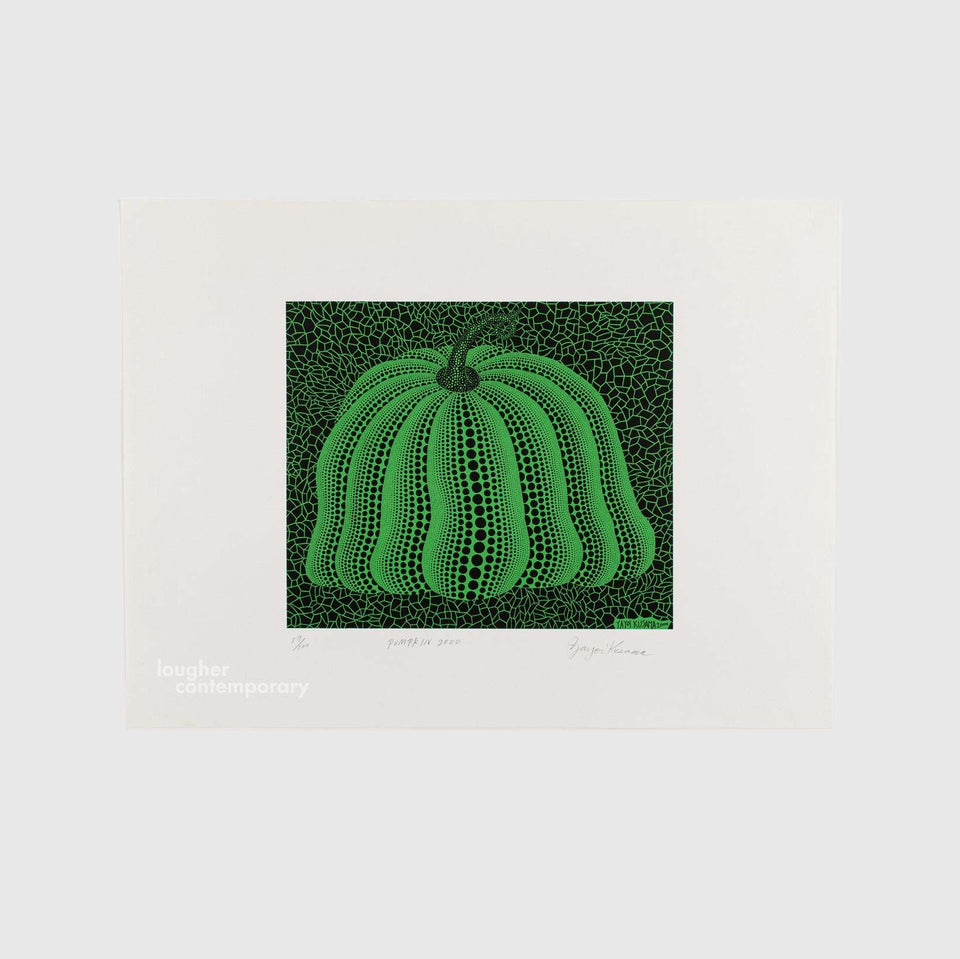 Yayoi Kusama, Pumpkin 2000 (Green), 2000 For Sale - Lougher Contemporary