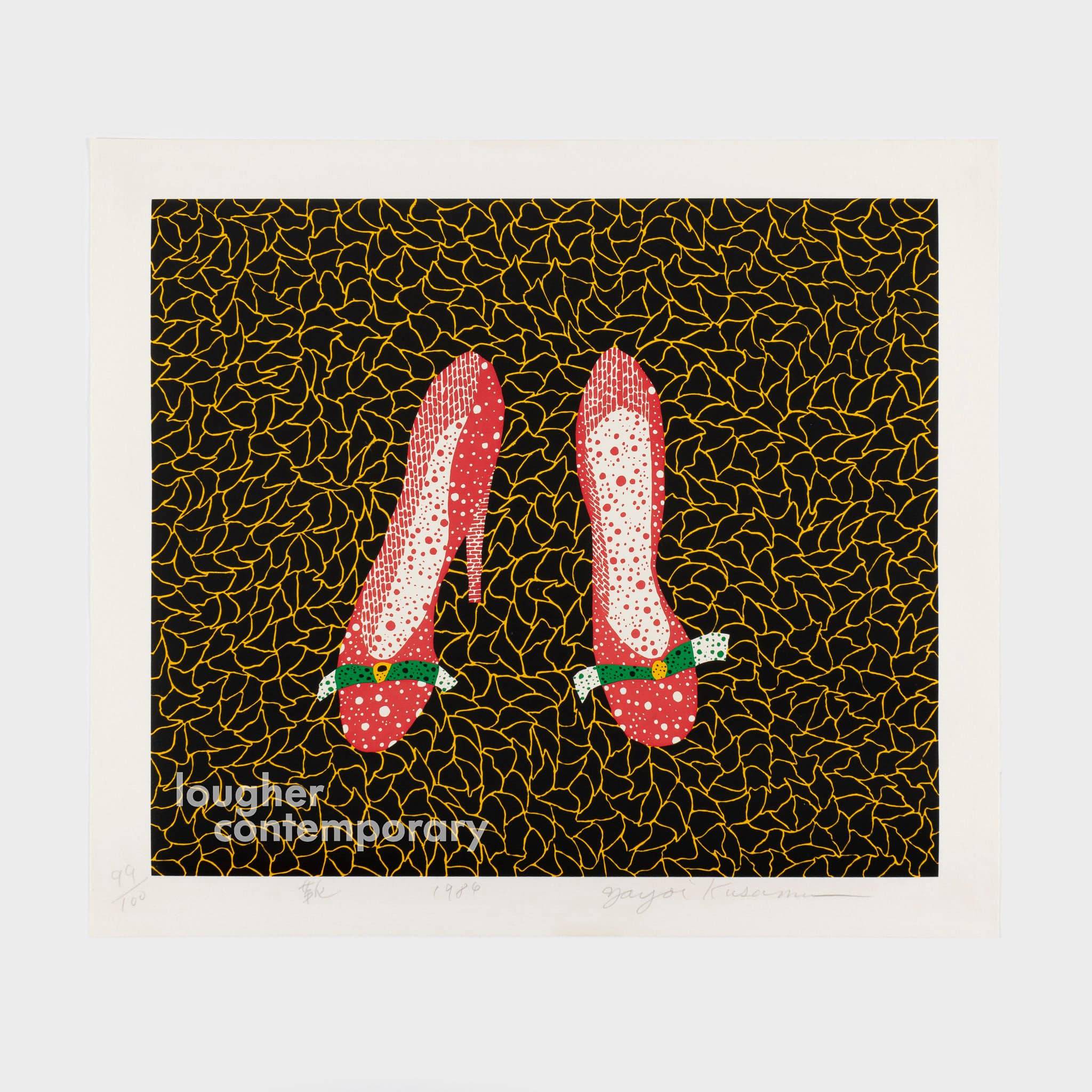 Yayoi Kusama, Shoes, 1984 For Sale - Lougher Contemporary