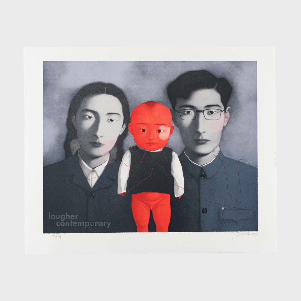 Zhang Xiaogang, Big Family No.1 (from Bloodline portfolio), 2006 For Sale - Lougher Contemporary