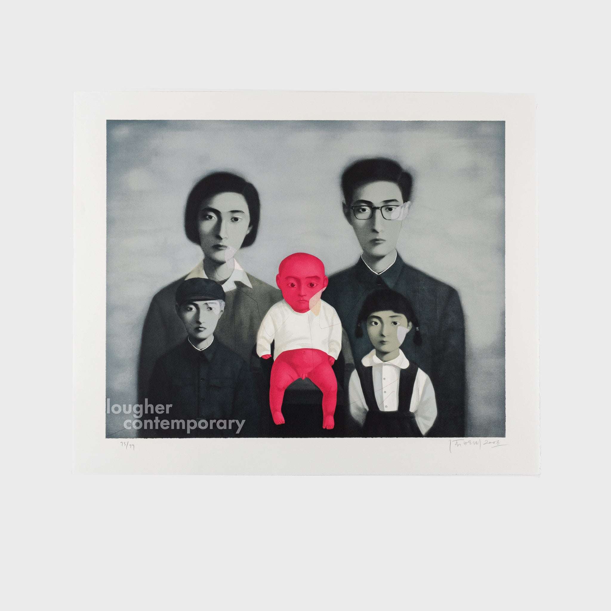 Zhang Xiaogang, Big Family No.3 (from Bloodline portfolio), 2006 For Sale - Lougher Contemporary