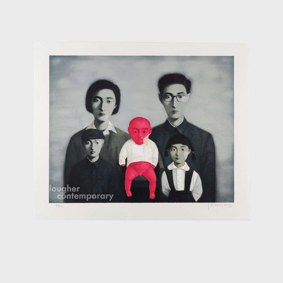 Zhang Xiaogang, Big Family No.3 (from Bloodline portfolio), 2006 For Sale - Lougher Contemporary