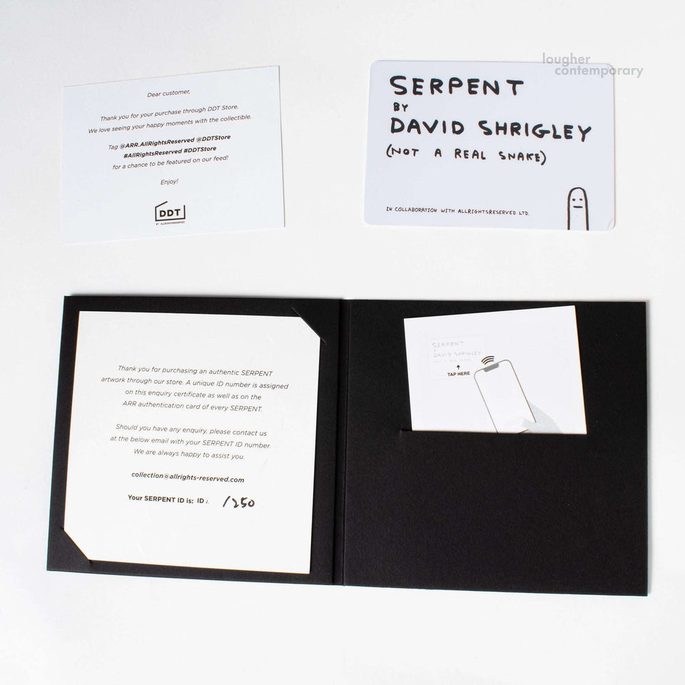 David Shrigley, Serpent, 2020 For Sale - Lougher Contemporary