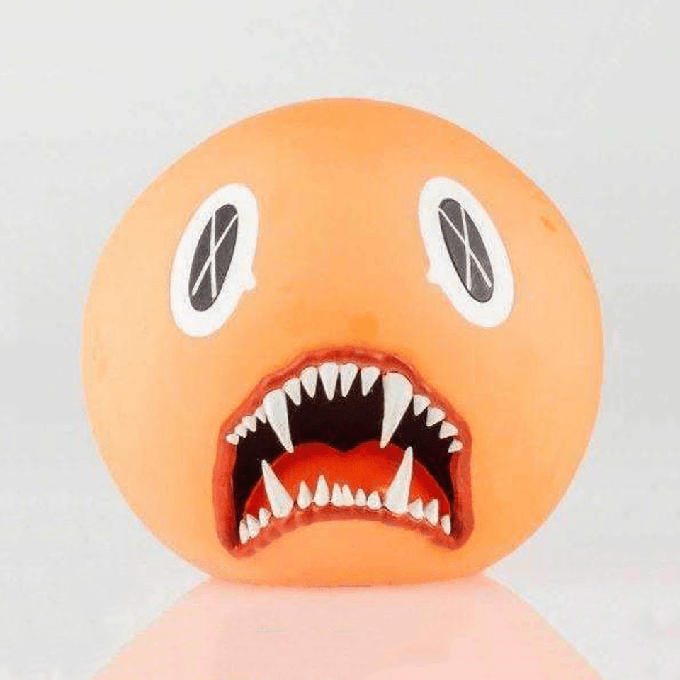 KAWS, Cat Teeth Bank (Orange), 2007 For Sale - Lougher Contemporary
