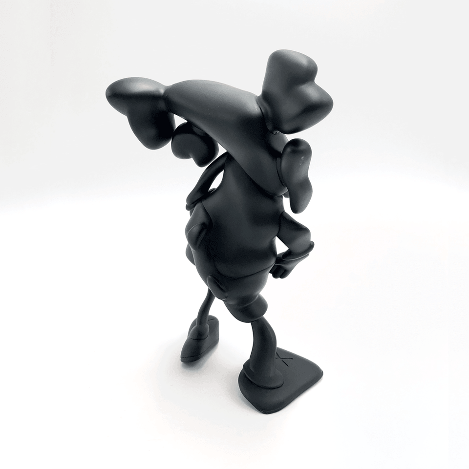 KAWS x Robert Lazzarini, Distorted Companion (Black), 2010 For Sale - Lougher Contemporary