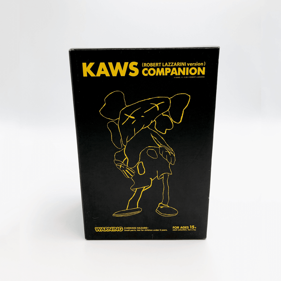 KAWS x Robert Lazzarini, Distorted Companion (Black), 2010 For Sale - Lougher Contemporary