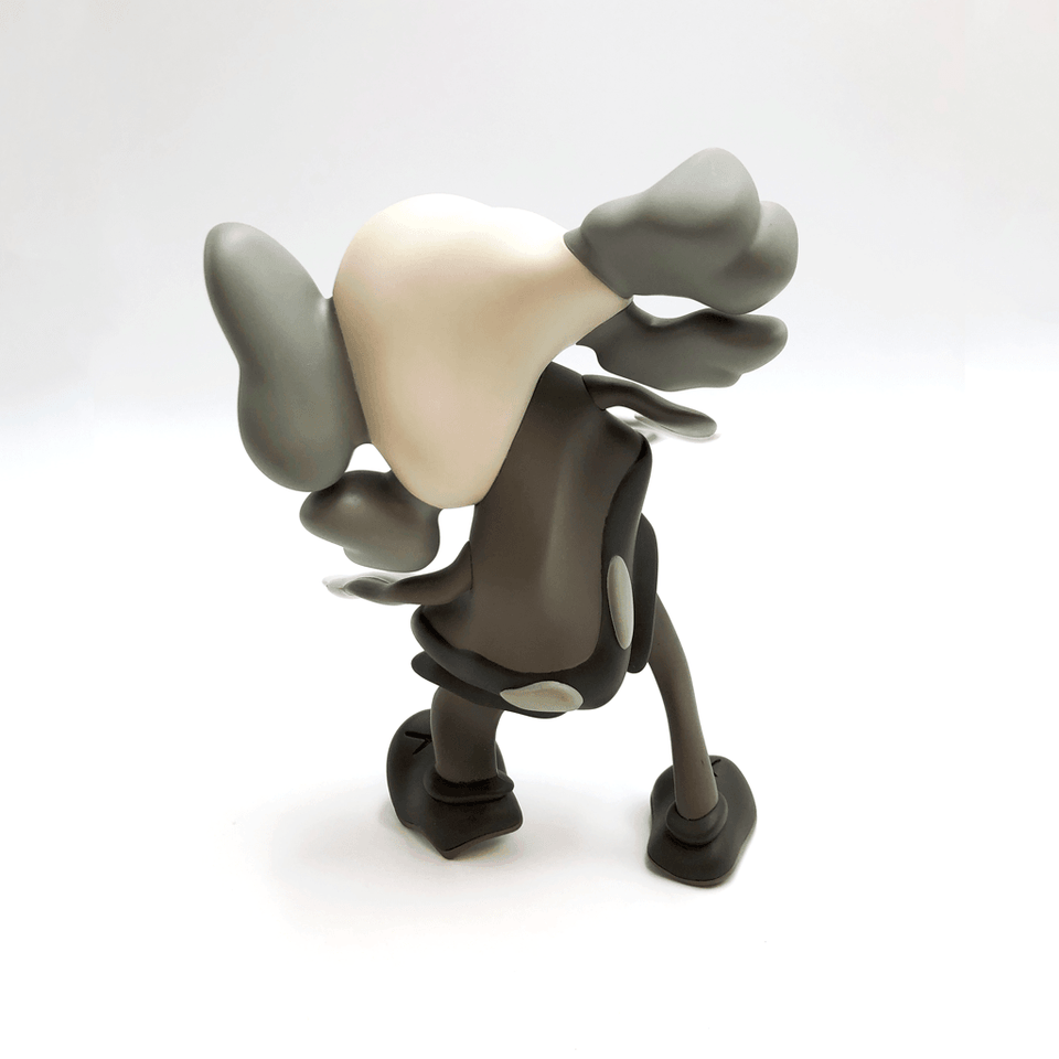 KAWS x Robert Lazzarini, Distorted Companion (Brown), 2010 For Sale - Lougher Contemporary