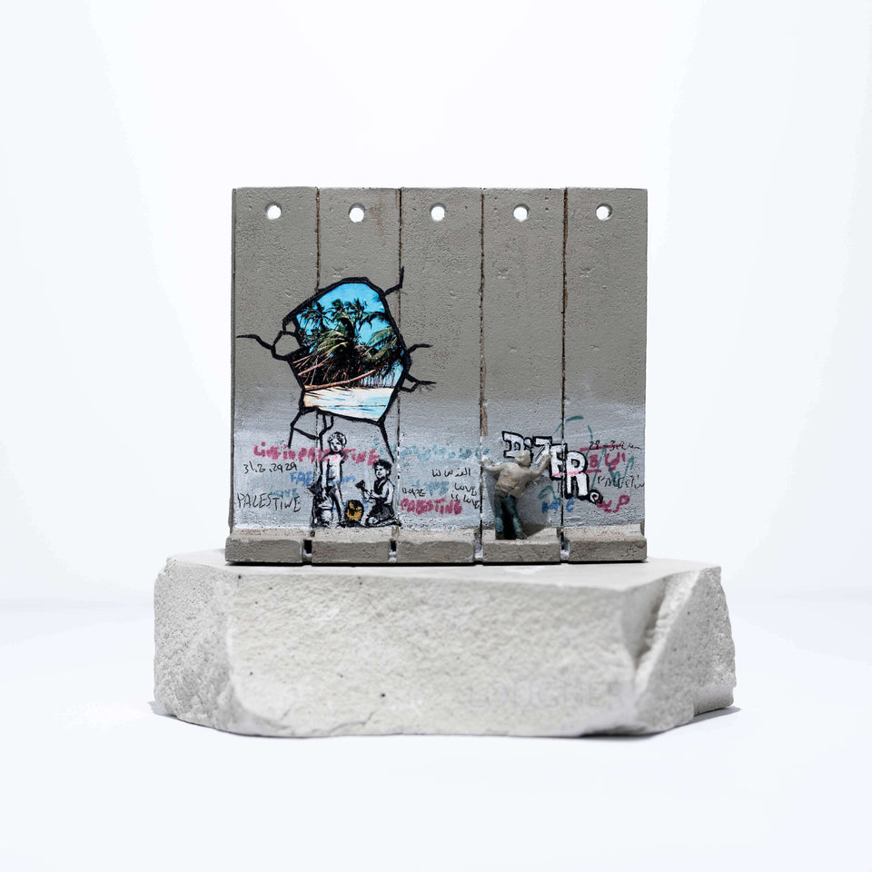 Banksy, Walled Off Hotel - Wall Sculpture (Beach), 2018 For Sale - Lougher Contemporary