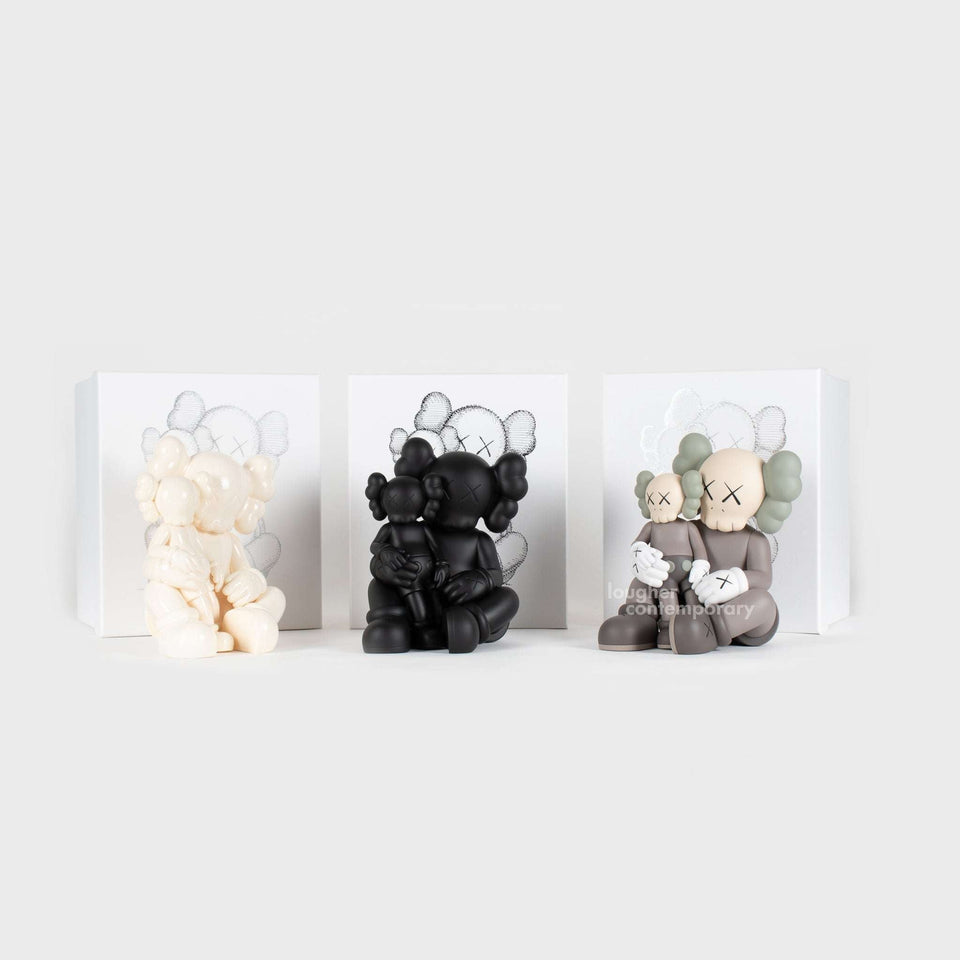KAWS, Holiday Changbai Mountain Figure (Black, Brown, Snowy White), 2021 For Sale - Lougher Contemporary