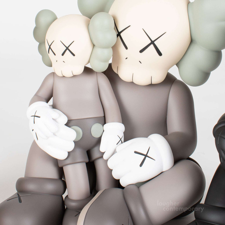 KAWS, Holiday Changbai Mountain Figure (Black, Brown, Snowy White), 2021 For Sale - Lougher Contemporary