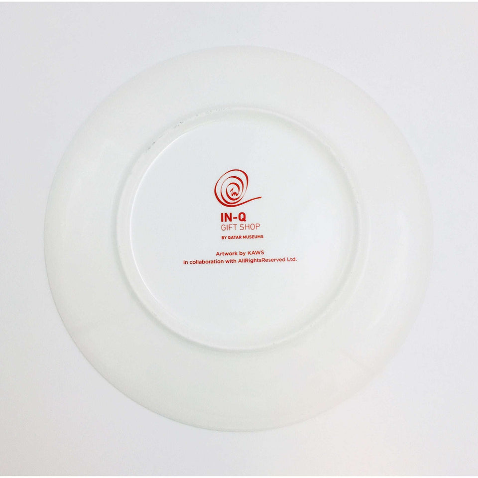 KAWS, Limited Ceramic Plate Set - Red (Set of 4), 2019 For Sale - Lougher Contemporary
