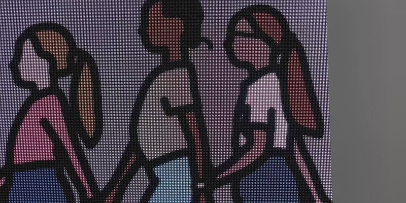 Julian Opie: A Contemporary Portrait of Motion and Modern Life at Lisson Gallery, New York